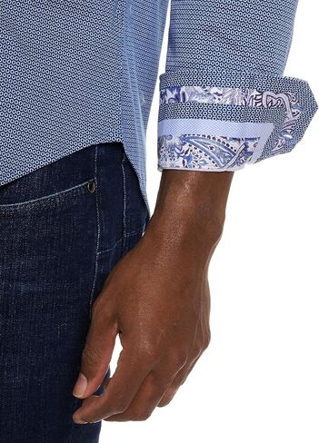 Robert Graham Men's Liotta L/S Knit Shirt in Saudi Arabia