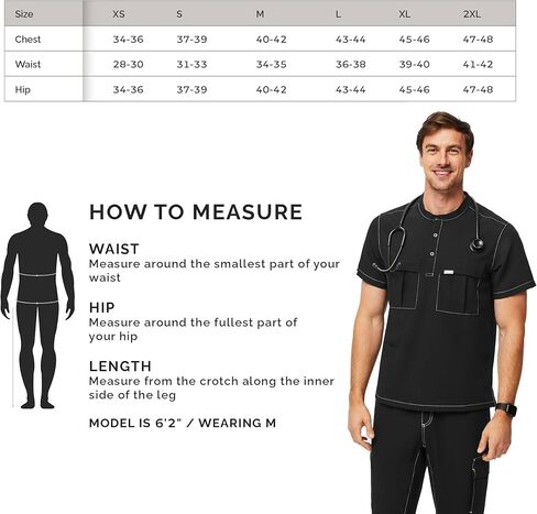 قميص FIGS Milot Cargo Scrub للرجال - مقاس كلاسيكي، 4 جيوب، مضاد للتجاعيد، مقشر رجالي قابل للتمدد في 4 اتجاهات - حصريًا لأمازون in Kuwait