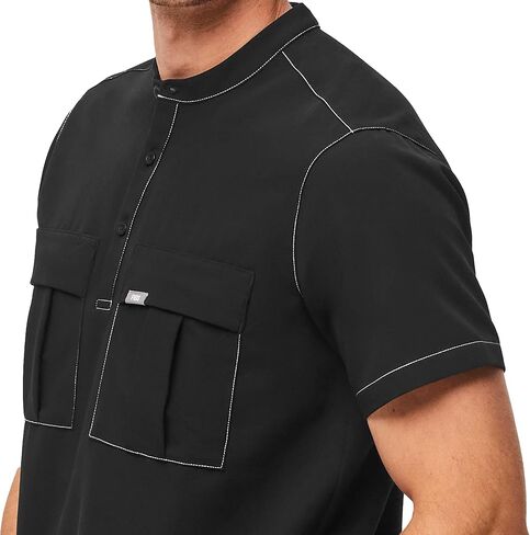 قميص FIGS Milot Cargo Scrub للرجال - مقاس كلاسيكي، 4 جيوب، مضاد للتجاعيد، مقشر رجالي قابل للتمدد في 4 اتجاهات - حصريًا لأمازون in Kuwait
