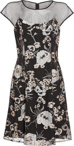 Adrianna Papell Women's Embroidered Fit and Flare in Saudi Arabia