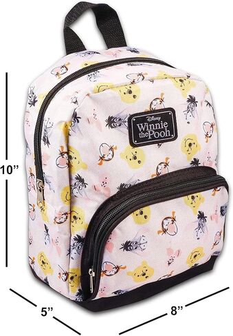 Disney Winnie the Pooh Preschool Backpack for Toddlers ~ 4 Pc School Supplies Bundle with Pooh 10" Mini Backpack for Boys and Girls, Stickers, and More in Saudi Arabia