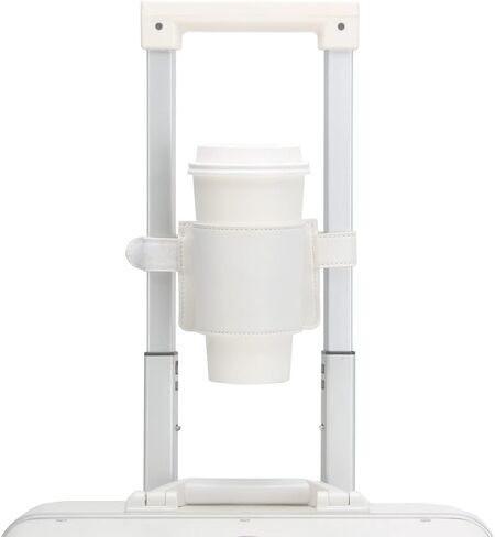 حامل أكواب لمقبض الأمتعة، حامل شرب حرر يديك في رحلة، حجم قابل للتعديل يناسب جميع مقابض الحقائب in Kuwait