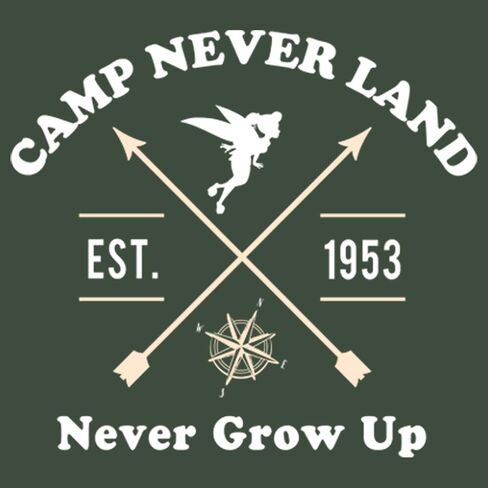 تيشيرت مطبوع عليه Never Land Tink للنساء من Disney in Saudi Arabia