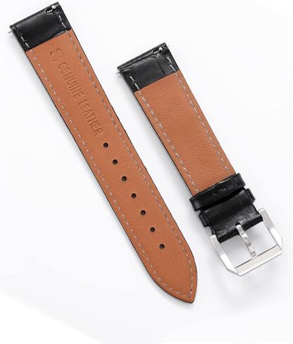 ساعات ميليتادو العسكرية للرجال كرونوغراف 39 ملم ساعات معصم طيار مع حزام جلدي أسود 20 ملم in Kuwait