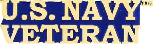 United States Navy Veteran USN Letters 1" Lapel Pin in Saudi Arabia