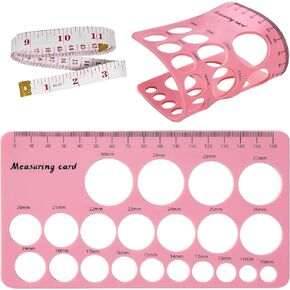 Nipple Rulers, Flange Inserts Sizing Measurement Tool for Breast, Soft Silicone Flange Size Measure, Nipple Measuring for New Mums/Women…