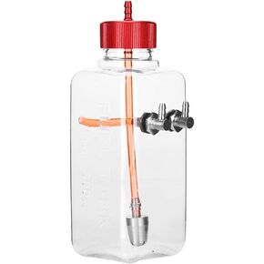Jarchii RC Fuel Tank, 260-1500ml 4.5mm Inlet 5mm Outlet Transparent Plastic Fuel Tank Toy Model Accessory Parts for 15-200CC Remote Control Airplane (300ml)