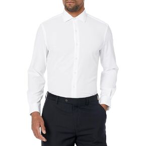 قميص Van Heusen الرجالي ذو المقاس النحيف والمطاط للمسافر