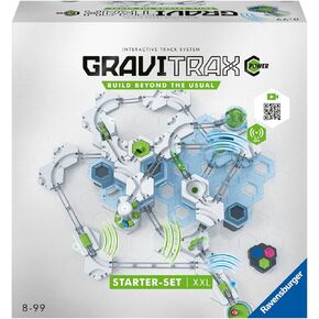 Ravensburger GraviTrax Power: مجموعة المبتدئين XXL - ألعاب الجري الرخامي والهندسة والرياضيات والبناء للأطفال من سن 8 سنوات فما فوق - هدايا للأطفال
