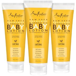 SheaMoisture Baby Lotion for Dry Skin and Clear Skin Raw Shea, Chamomile and Argan Oil with Shea Butter 8 oz in Kuwait