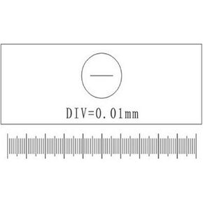 Microscope Micrometer Net Shaped Eyepiece Micrometer Microscope Calibration Ruler Slides Area Measuring Microscope Micrometer (C1)