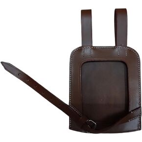 German WWII Entrenching Tool Shovel Leather Cover Mid Brown