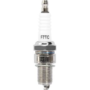 Spark Plug F7TC for Generator GX120 GX160 GX200 GX240 GX270 GX340 GX390 GCV160 GCV190 Go Kart Mini Bike Lawnmower Tractor Rototiller Water Pump Tillage Polishing Machine Chainsaw 168F 168FA FB