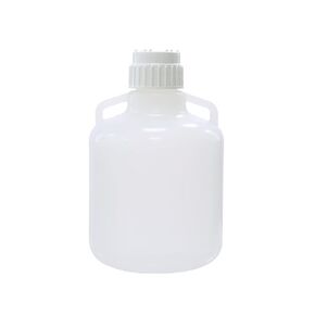 50L(13.2 Gallon) Lab Round Carboy, PP Materia Bucket,Molded Graduation, with Integrated Shoulder Lifting Handle, IN-CAB50