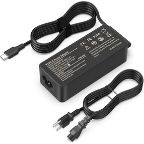 45W USB C Charger for HP Chromebook 14 14A G5, 11 G6 EE, 11A G8 EE, 11 G3 G7 EE, 14-ca051wm 14-ca052wm 14-ca091wm; Universal HP Chromebook X360/Pavillion X2/Spectre X2/Envy Type C Charger Replacement