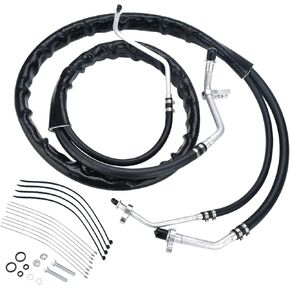 مجموعة خط التيار المتردد الخلفي خرطوم خط التيار المتردد يحل محل خراطيم تكييف الهواء C68100 المتوافقة مع دودج كارافان كرايسلر تاون آند كانتري 2012-2019 in Kuwait