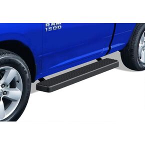 APS Running Boards (Nerf Bars Side Steps Step Bars) Compatible with Dodge Ram 1500 2009-2018 Regular Cab & Ram 2500 3500 2010-2024 (Silver Running Board Style)