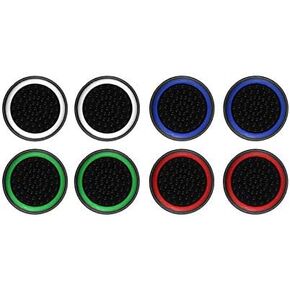 8PCS Joystick Cap Silicone Rubber Thumb Stick Grip Caps for PS5 PS4 PS3 Xbox 360 Xbox One Xbox One X Elite Nintendo Switch Pro Controller
