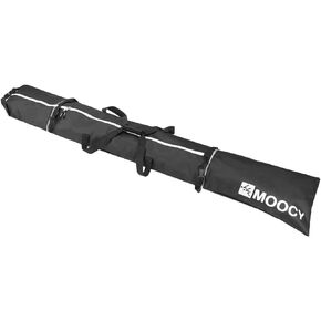 MOPHOEXII Ski Bag, Single Ski Bag for Travel 600D Polyester Water-Resistant Adjustable Length Ski Bag to Transport Skis