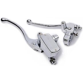 الكروم Motorycycle 1 "دراجة نارية المقود الهيدروليكية الفرامل أسطوانة رئيسية و مخلب رافعة التحكم خزان 14 مللي متر تتحمل دواسة فرامل العتلات