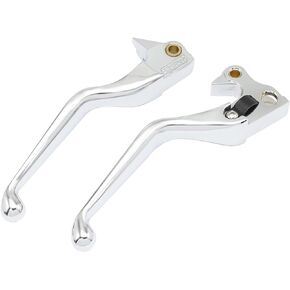 JUNJUMOTO Brake Clutch Levers Handle Lever Compatible with Harley Sportster XL 883 1200X X48 Iron883 Roadster 2014-2021 Black