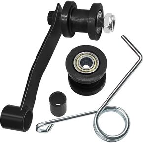 HOLATO Chain Slider Tensioner Adjuster Roller Guide with Spring for Go Kart 4 Wheeler Atv Quad 110cc 125cc 150cc 200cc 250cc That Use 420 428 And 530 Chain Heavy Duty Part (RED)