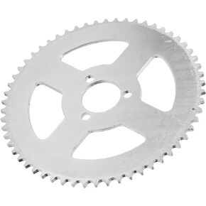 VGEBY T8F 58T Sprocket, T8F 58T White Steel Sprocket 3 Hole Crankset 29mm Compatible for 47/49cc Mini Motorcycle ATV Kart Electric Bicycle Modification Accessories Supplies T8F 58T Sprocket