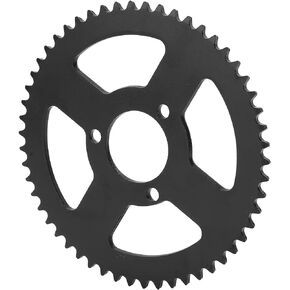 VGEBY Steel Sprocket T8F 54T Steel Sprocket 3 Hole Carbon Steel Crankset for 47/49cc Mini Motorcycle ATV Kart Electric Bicycle Accessories