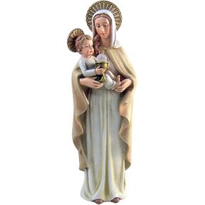 Resin Our Lady of The Blessed Sacrament Figurine Inspired by Sister M.I. Hummel, 8 Inch