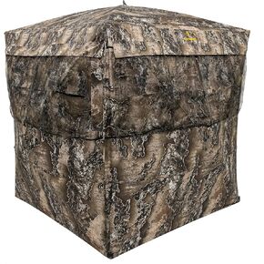 Browning Eclipse Tent Hunting Blind Featuring 360 Degree Windows with Silent Open, Durable Fiberglass Poles, Gear Pockets, and Brush Loops for Extra Concealment