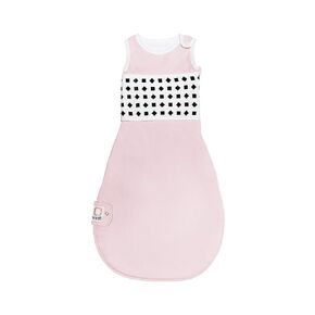 Nanit Breathing Wear Sleeping Bag – 100% Cotton Baby Sleep Sack - Works Pro Baby Monitor to Track Breathing Motion Sensor-Free, Real-Time Alerts, Size Small, 3-6 Months, Blush Pink