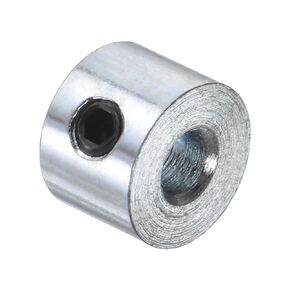 uxcell Set Screw Collars 1/8" Bore Carbon Steel Shaft Collars, 3/8" OD, 1/4" Width Axle Collar Clamp for Linear Rod Shaft Guide