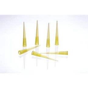 TYQILIN 200 μL Universal Pipette Tips Bulk, Yellow, DNase/RNase Free Pk x 1,000 ea/Bag