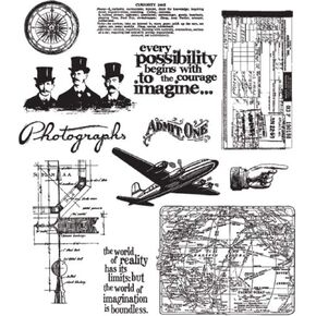 Stampers Anonymous - Tim Holtz - Cling Mounted Rubber Stamp Set - Warehouse District