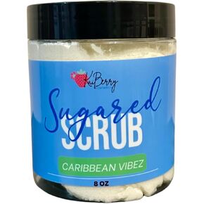 | Whipped Sugared Scrub | Moisturizing Sugar Scrub | Nourishing Oils |Raw Cane Sugar | Fights Dry Skin & Creates Long Lasting Hydration |8 Oz (Apple Berry) in Saudi Arabia