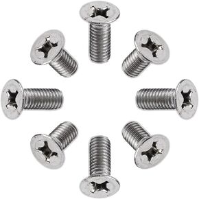 Stainless Steel Brake Disc Rotor Screws Compatible/Replacement For Audi & VW (Pack of 8)