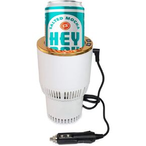 2-in-1 Car Cup Cooler Warmer Smart Temperature Control Travel Coffee Car Cup Holder， Smart Car Tumbler Holder Suitable for Coffee, Baby Bottles, Water, Tea, Drinks