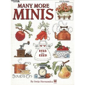 Leisure Arts Many More Minis Cross Stitch Book
