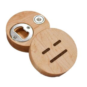 Emojis Magnetic Bottle Openers - Made with Handpicked, Premium Wood - Perfect Gag Gift for any Ocassion (Poop)