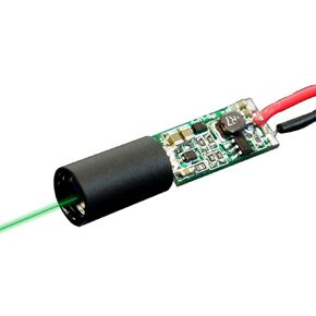 Quarton Direct Green Laser Module VLM-520-51 LPA (Non-DPSS Green Dot Laser Module: Operating Temperature Range : -4 °F ~ 140 °F)