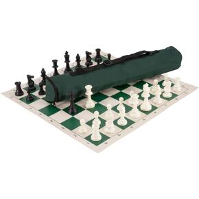 The World's Greatest Chess Set® - Silicone - Green (Quadruple Weighted)
