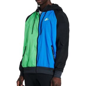 Nike Men's NSW Woven Wind Runner Land Hooded Colorblock Windbreaker Full Zip Jacket Sz X-Large