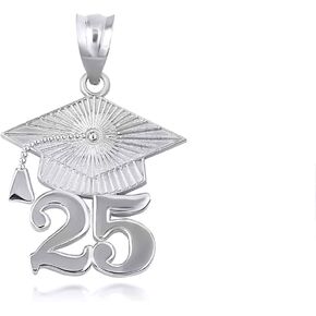 Claddagh Gold .925 الجنيه الاسترليني 2023 إلى 2027 قلادة قبعة التخرج فقط in Saudi Arabia