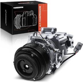 A-Premium A/C Compressor with Clutch Compatible with Toyota Camry 2012-2017, Highlander 2011-2013, Sienna 2011-2016, Avalon & Lexus ES350 RX350 3.5L