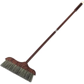 Healifty Floor Cleaning Broom Outdoor Indoor Handle Broom Angle Brooms Pet Hair Broom for Home Kitchen Garage Lobby Shop Office Courtyard Floor Cleaning