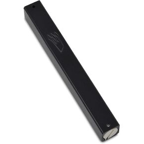 حافظة Mezuzah الكلاسيكية المصنوعة من الألومنيوم الفضي المقاوم للطقس من Peer Hastam - مقاس 5.5 بوصة (للتمرير 4.7 بوصة) in Kuwait