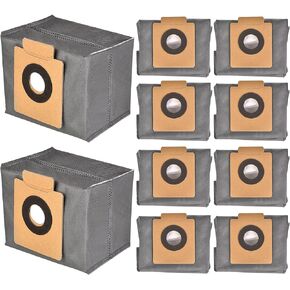 Attemart 10 Pack X8 Dust Bag for Eufy Clean X8 Pro Robot Vacuum Self-Empty Station, Replacement Accessories Set of 10