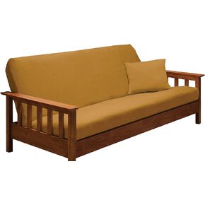 Madison Stretch Jersey Futon Slipcover Yellow