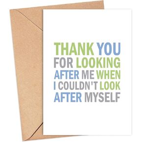 Emily gift Thank You Card - Thank You For Looking After Me - Thank You Husband - Mental Health - Thank You Friend - Thanks For Your Help