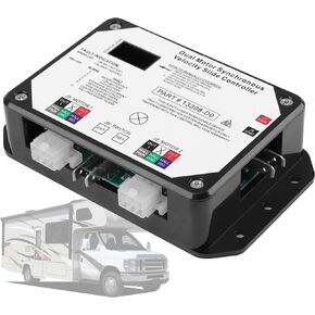 13398-D0 RV Dual Motor Synchronous Velocity Slide Controller Compatible with Lippert in-Wall Slide-Out Controller,Replacement for Controller V-Sync II,Replace Part 13398-C2